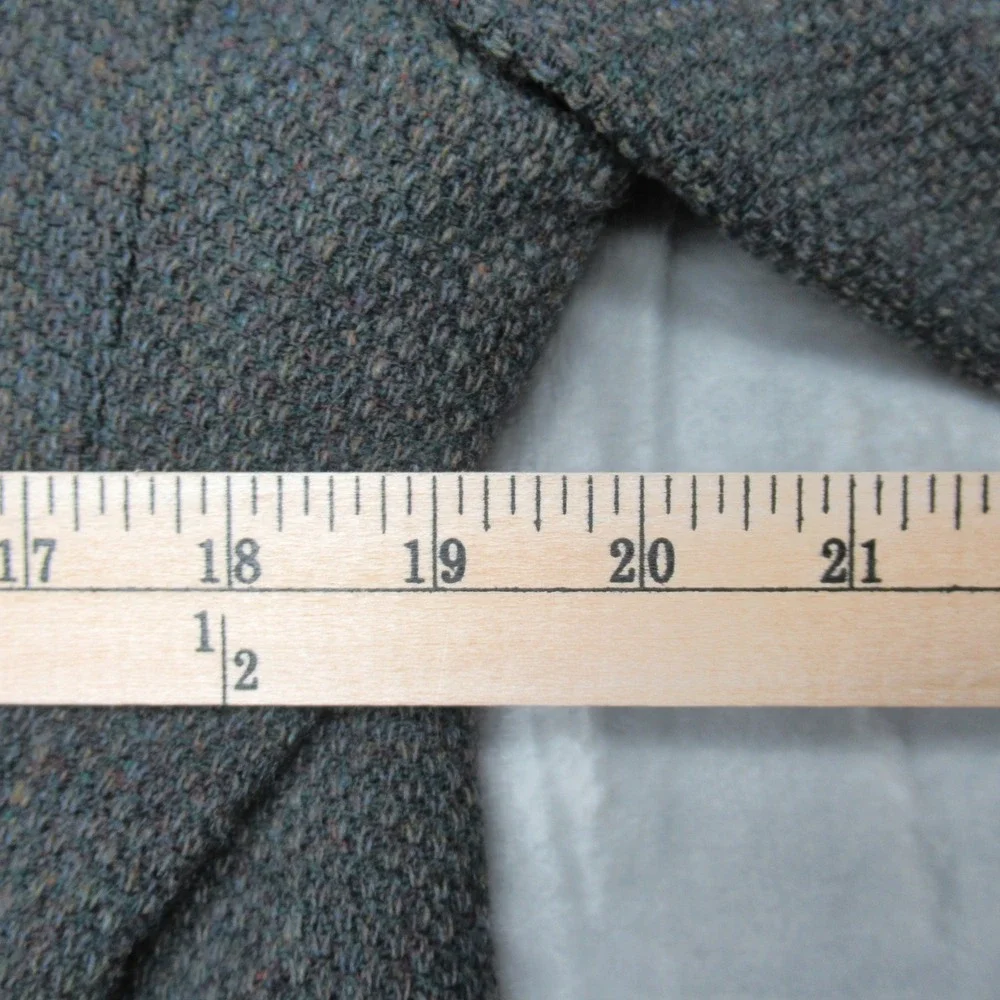 Pendleton Blazer Jacket Mens 42L‎ Black Wool Tweed Sport Western Button VTG 90s